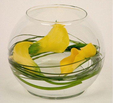 Yellow Lily Centerpiece