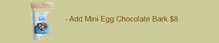 Mini Egg Chocolate Bark $8