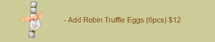 Robin Truffle Eggs 6pcs